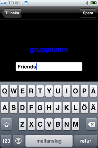 SMS group contacts screenshot 2