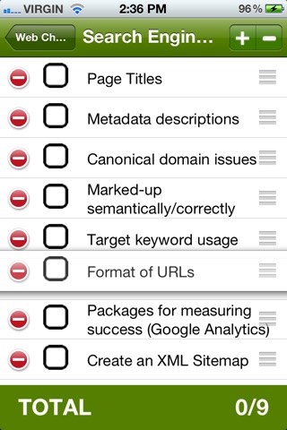 Web Design Checklists screenshot 3