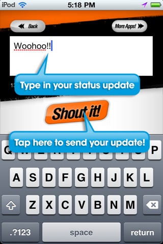 BigShout - The FREE Status Update App screenshot 3