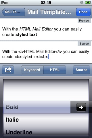 HTML Mail Editor screenshot 3