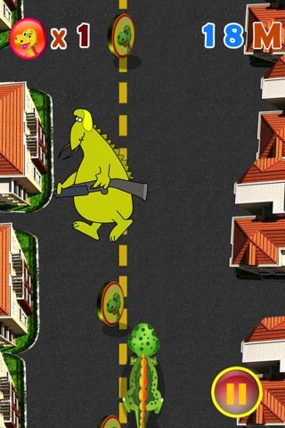 A Baby Dino Escape - Dinosaur Run From The Evil Zoo Hunter screenshot 4
