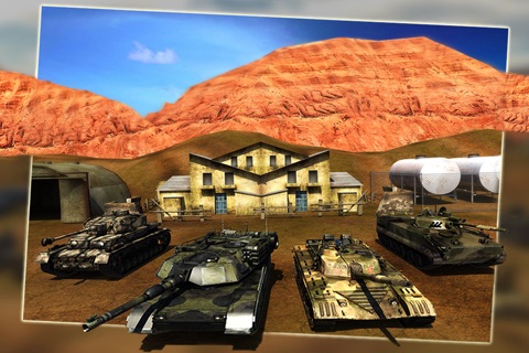 3D Battlefield Tank Simulator : Real Train & Target Driving & Simulator Cool Game screenshot 4