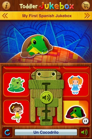 Spanish Jukebox for kids: 12 songs screenshot 3