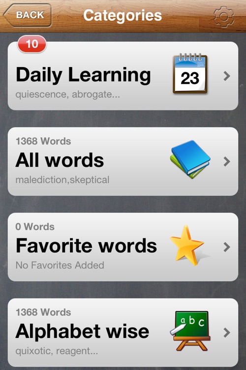 GRE Flash Cards App