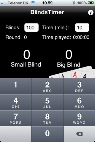 BlindsTimer for Poker screenshot 2