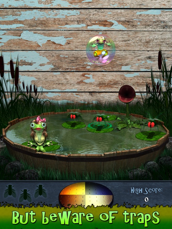 Slyde the Frog™ HD - the Feverish Froggy Flying Fun Fest Game! screenshot-4
