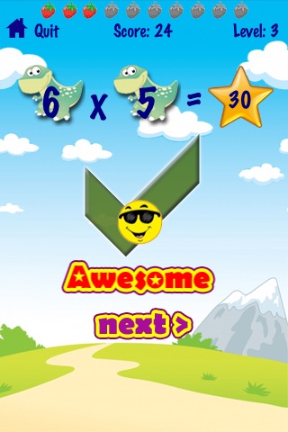 Advanced Dinosaur Kids Math Game Free Lite screenshot-3