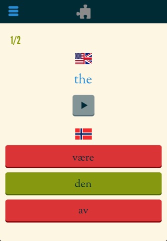 Easy Learning Norwegian - Translate & Learn - 60+ Languages, Quiz, frequent words lists, vocabulary screenshot 4