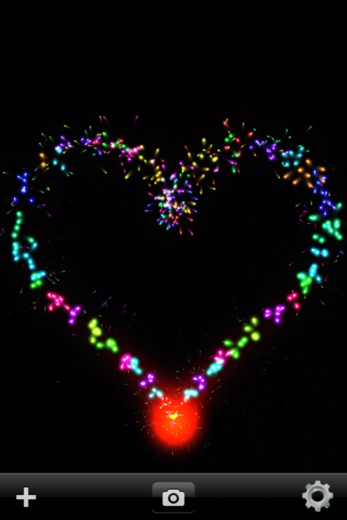 Real Fireworks Artwork Visualizer
