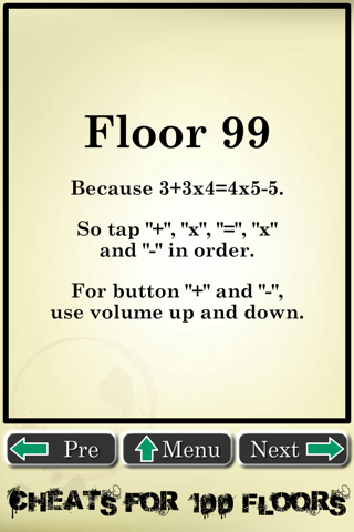 Cheats for 100 Floors Pro screenshot 3