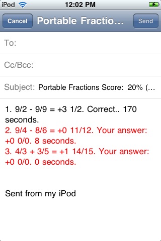 Portable Math: Fractions screenshot 3