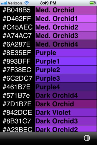 HEX RGB Colors Guide screenshot 3