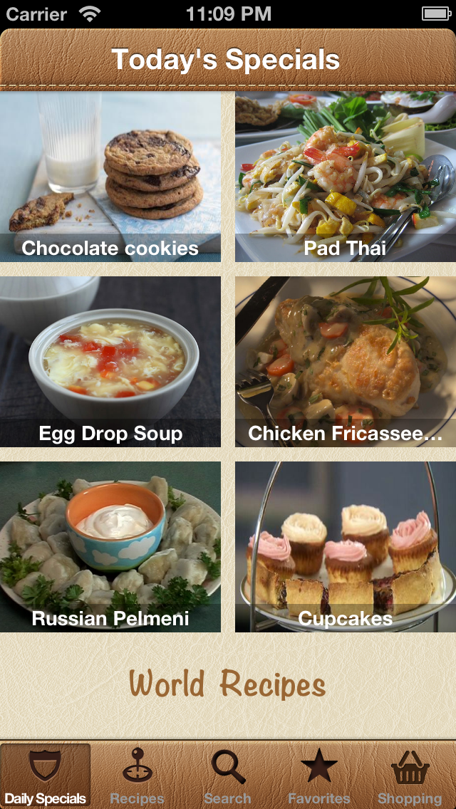 World Recipes - Cook World Gourmet Screenshot 1