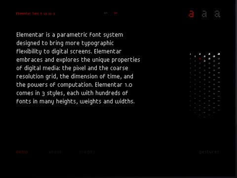 Elementar Font System screenshot 2