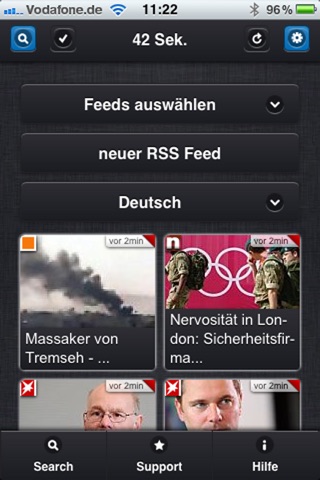 NEWSWALL -  free RSS Feed Reader screenshot 2