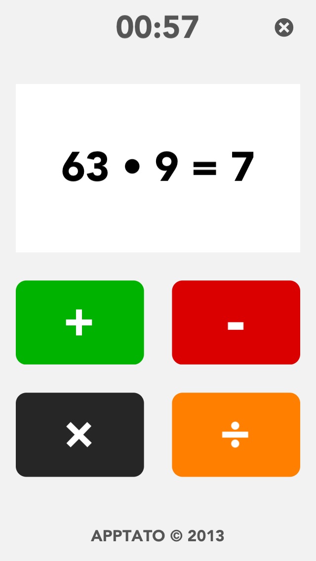 Math Signs Quiz - Arithmetic Operations 1.01 IOS -