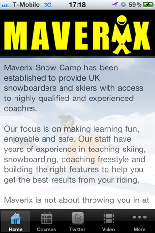 Maverix Snow Camps screenshot 2