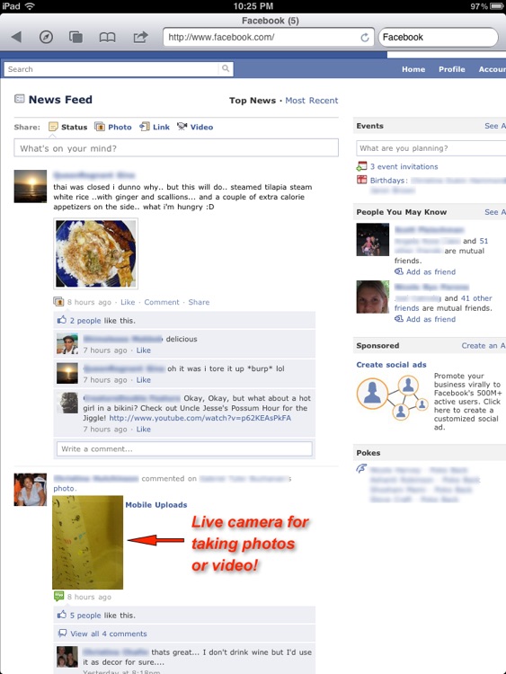 SpyPad - Secret Photo/Video Taking Web Browser