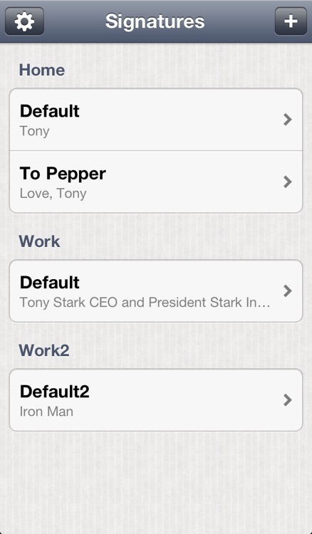 Quick Signature - Multiple Email Signatures