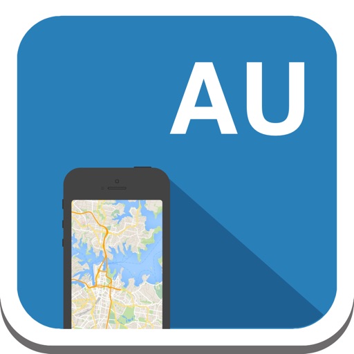 Australia offline map, guide, weather, hotels. Free GPS navigation. icon