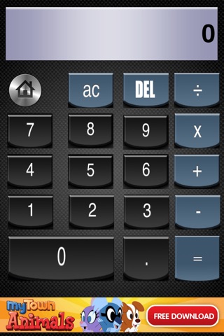 A Talking Digital Calculator Free HDX + - X / + = screenshot 2