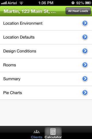 Heat Load Calculator Free for iPhone screenshot 2