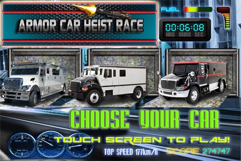 Armor Car Heist Crossover Race: Free screenshot 2