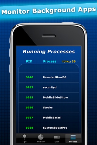 Disk Space & Memory Usage for iOS