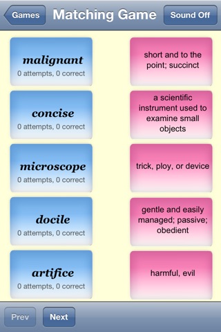 Seventh Grade English Vocabulary screenshot 2