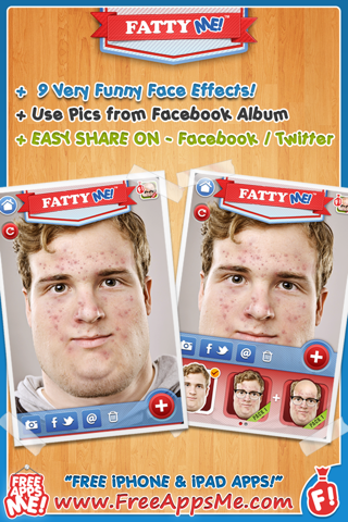 Fatty ME! FREE - Fat, Old and Chubby Selfie Yourself with Animal Face Photo Booth Effects Maker! screenshot 4