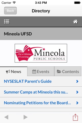 Mineola UFSD screenshot 4