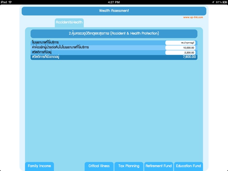 Wealth Assessment