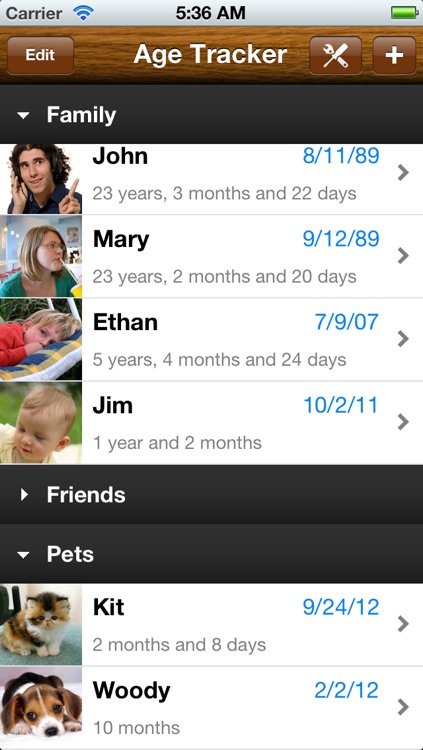 Age Tracker