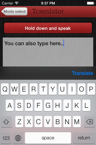 i Translator with speech recognition screenshot 4