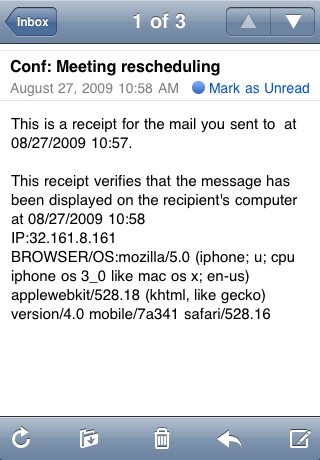 Email Delivery Confirmation screenshot-4