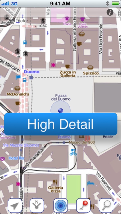 Milan Offline Citymap