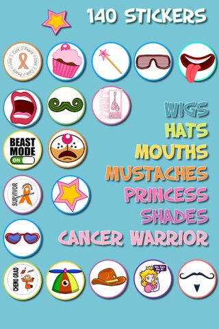 Natalia's Fun Dream Booth - stickers for awesome photos to stickit to cancer screenshot 2