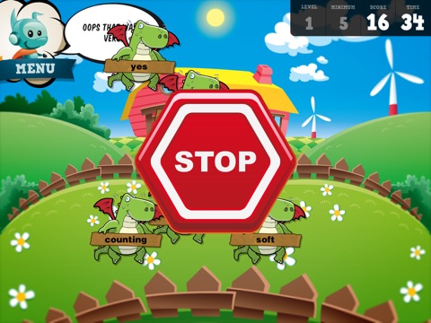 Verb Mayhem HD Level 1 screenshot 2