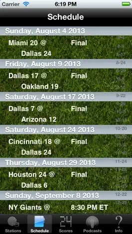 Game screenshot Dallas Football Live - Radio, Scores & Schedule mod apk