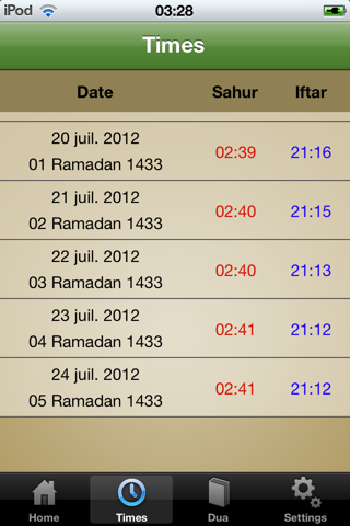 Ramadan 2012 screenshot 2