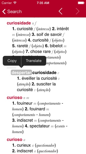 French-Portuguese Dictionary from Accio(圖3)-速報App