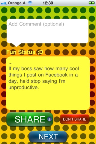 iPhrases for Facebook Lite screenshot 4