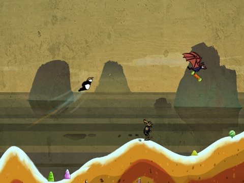 Flying Panda-Catch bandits HD screenshot 3