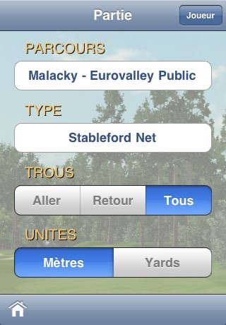 Digital Caddie, White Eurovalley Golf Park Malacky, SVK screenshot 2