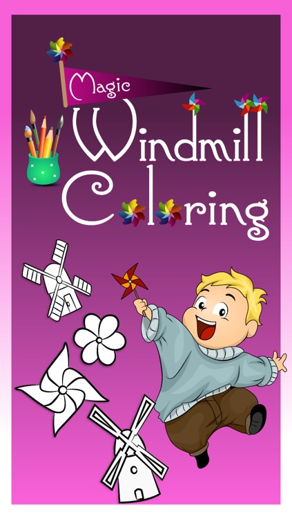 Magic Windmill Coloring