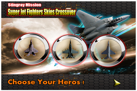 Super Jet Fighters Crossover airattack Pro : Warplane hounds nation defence screenshot 2