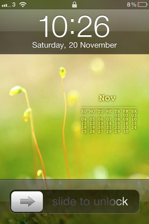 Lock Screen Calendar Create calendar on the lock screen by Jacky Ma