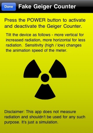 Fake Geiger Counter screenshot 2