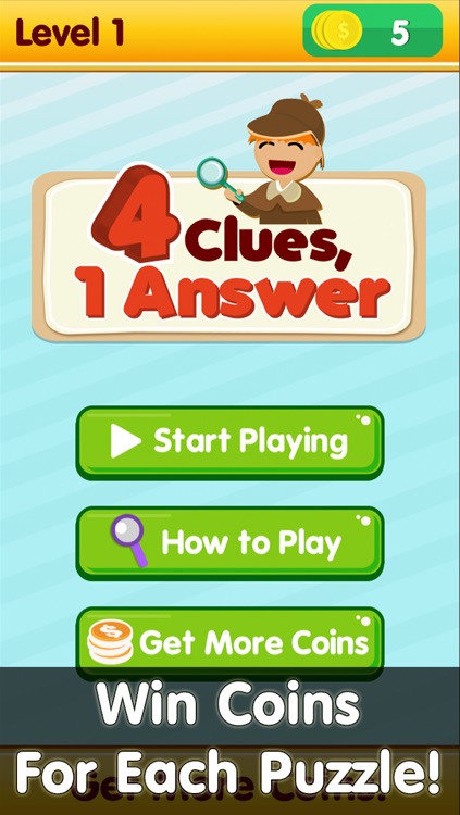 4 Clues 1 Answer - An Addicting Wordmaina Quick to Challenge You! screenshot-3