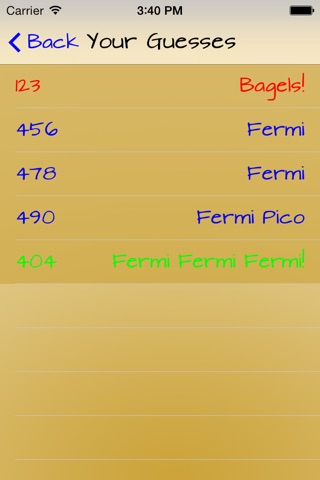 Bagels: The Number Game! screenshot 2